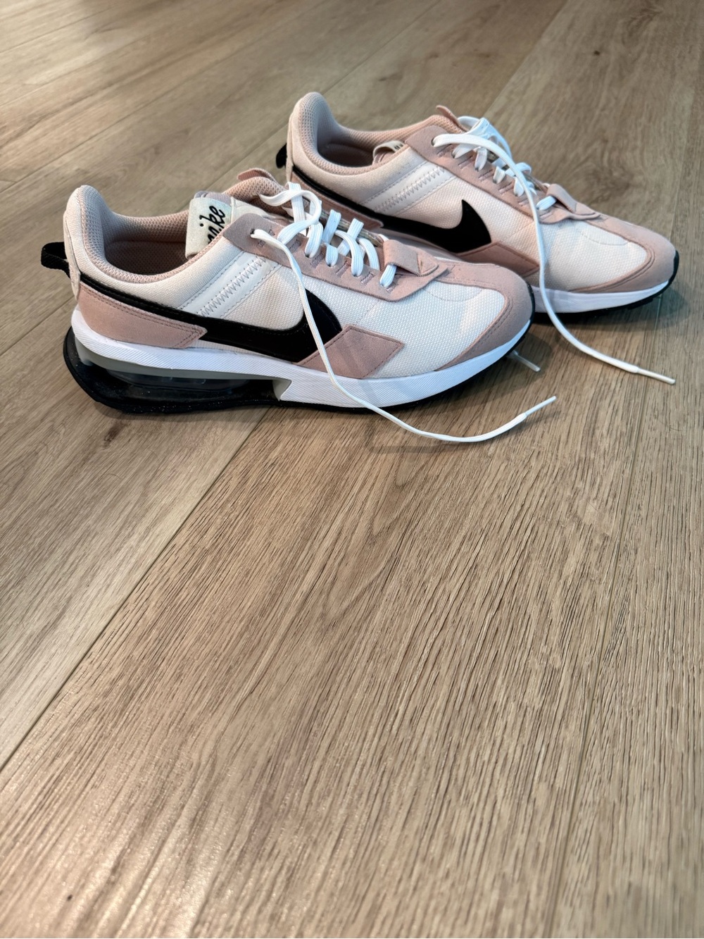 Nike Women’s Pink, White & Black Low-Top Air-Style Sneakers